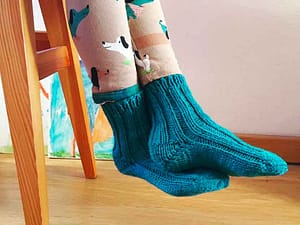 Návod na pletené ponožky