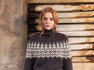 Návod na vypletaný pulóver Nordstrand od Hanne Rimmen