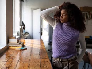 Návod na pletenú vestu Femøren od Sanne Bjerregaard